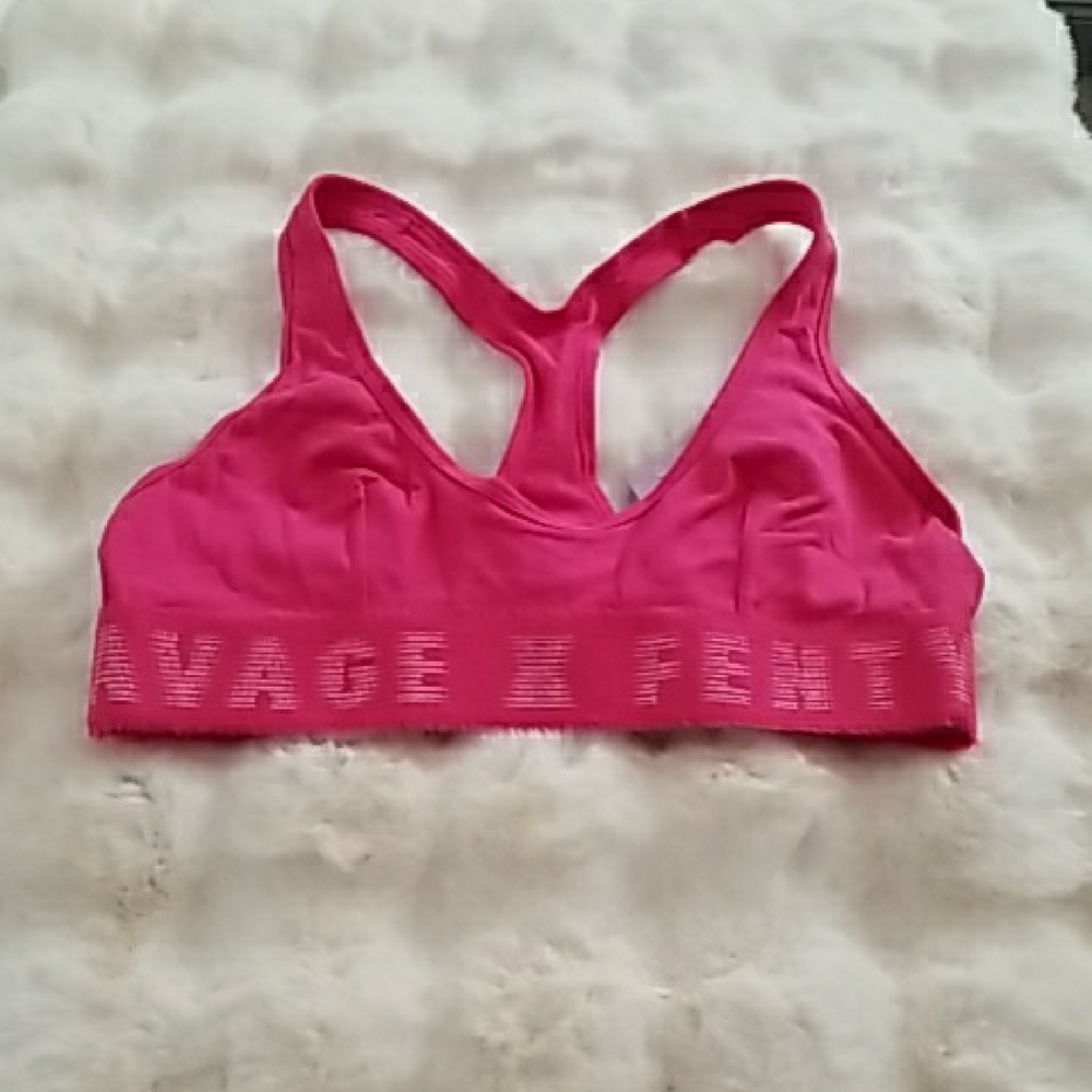 Savage X Fenty Vibrant Pink Sports Bra